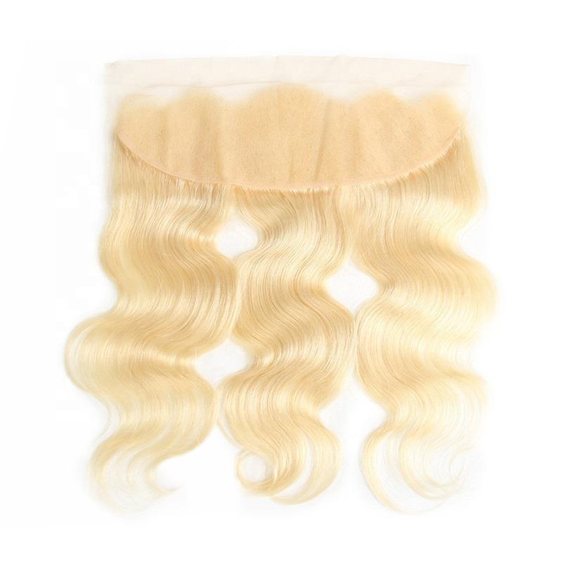 Blonde Body Wave #1B/613 BUNDLES with CLOSURES & FRONTALS