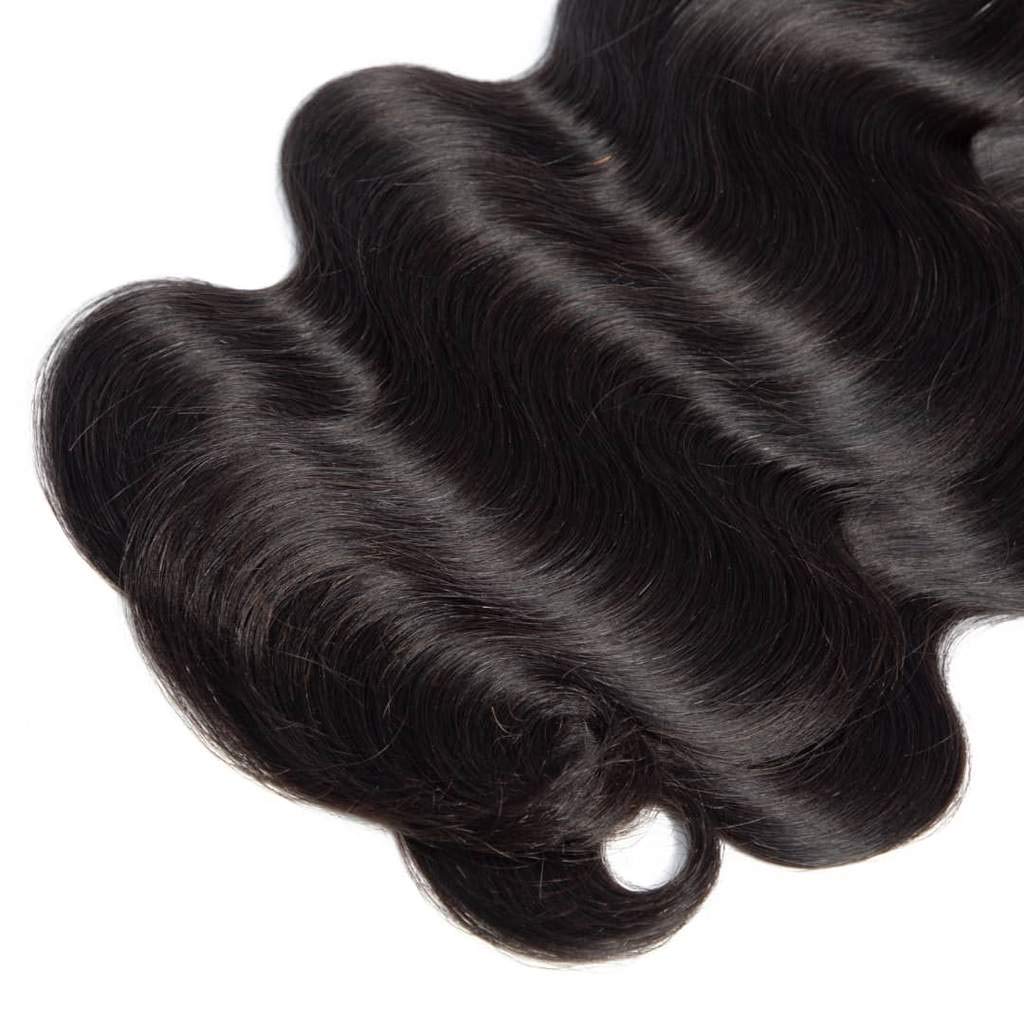 Body Wave 3/4 Human Hair Bundles with 4x4 Closure