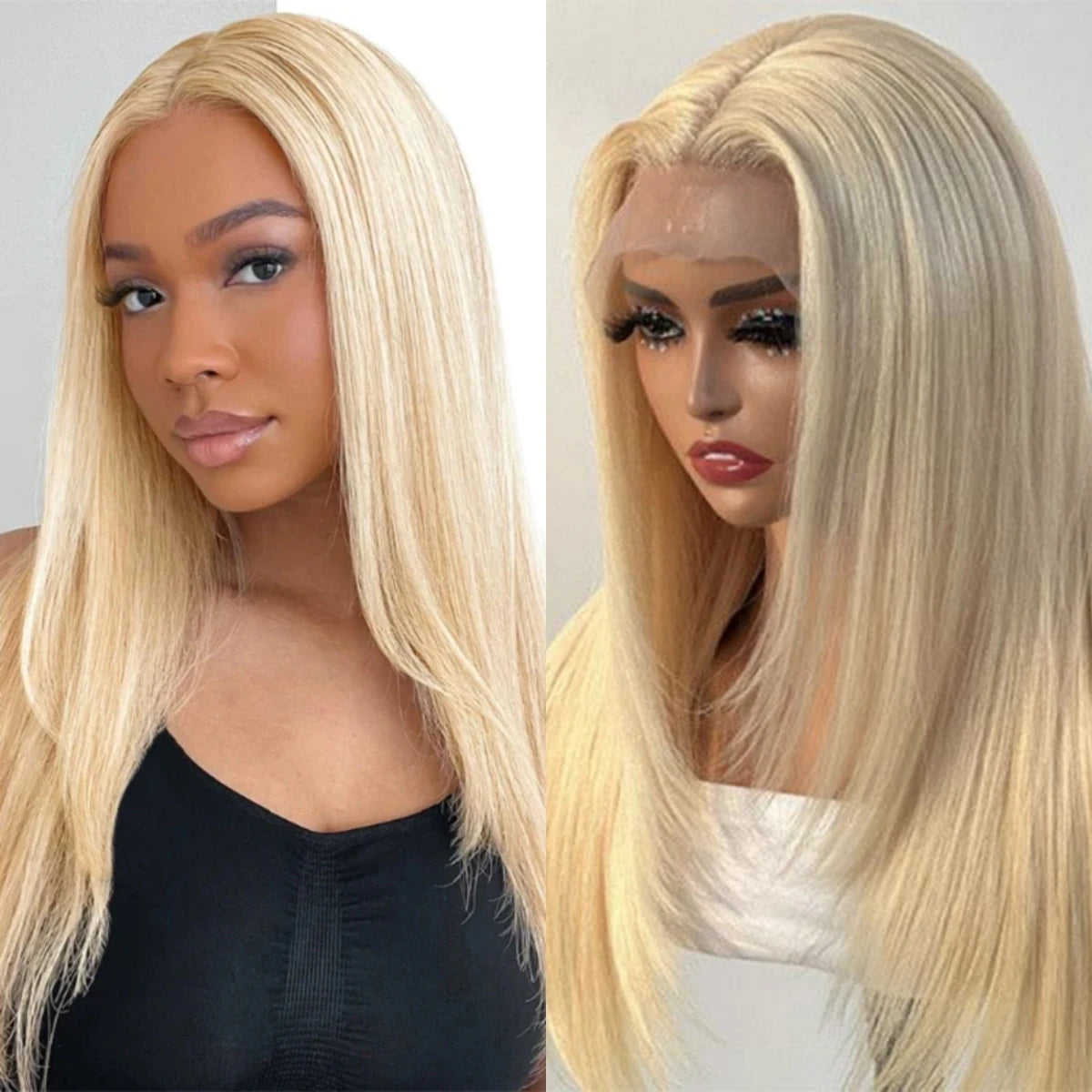 Blonde 13x4 Straight/Glueless Synthetic Lace Front Wig
