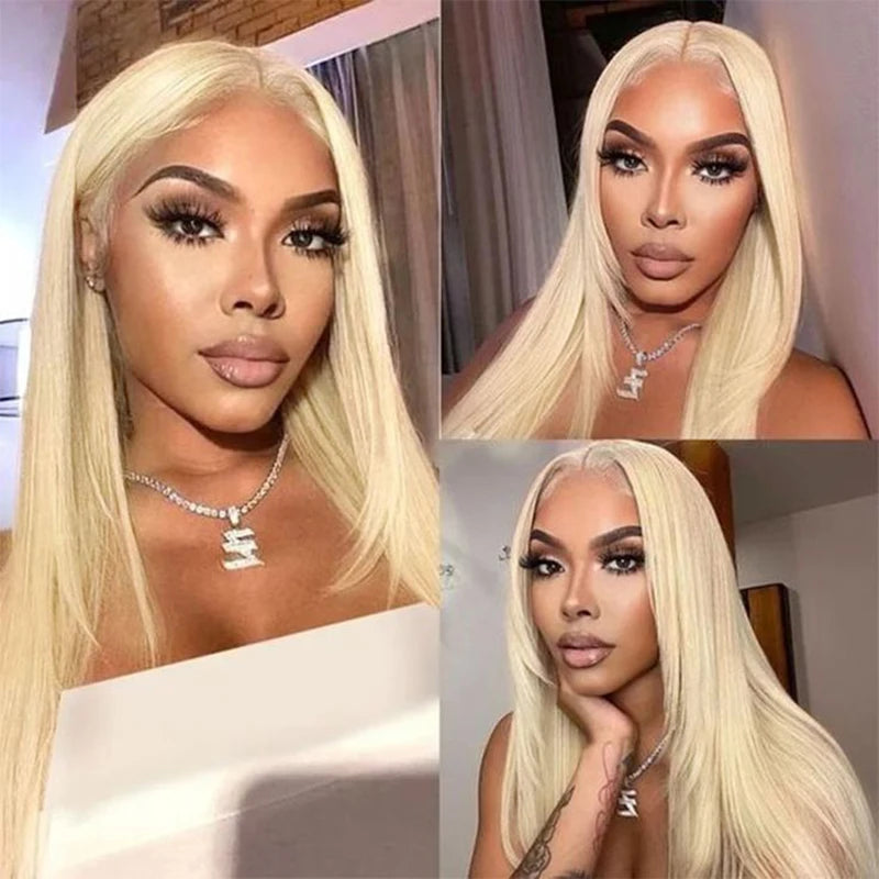 Blonde 13x4 Straight/Glueless Synthetic Lace Front Wig
